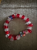 Evil eye bracelets - any 2 colors