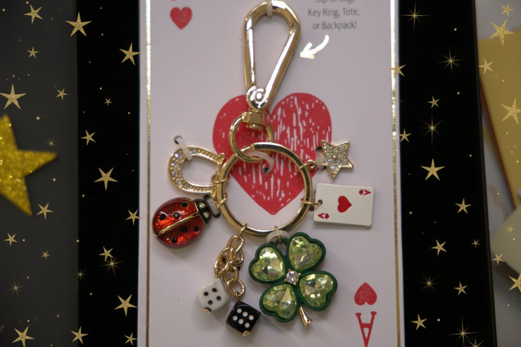 Card - With Clip or Keyring to Bag or Tote