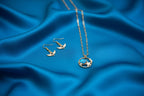 charm of feather - Necklace set with Bracelet