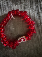 Evil eye bracelets - any 2 colors