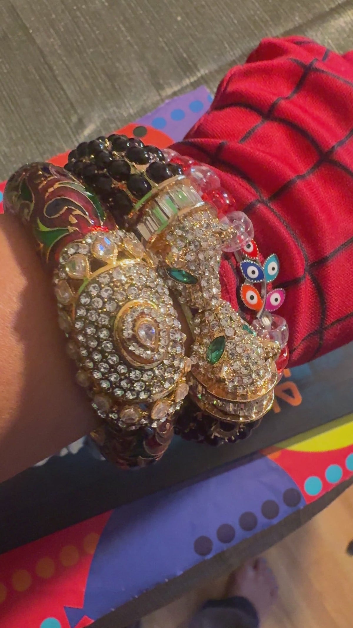 Home coming look bracelets